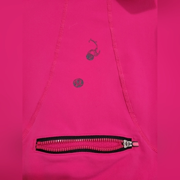 Lululemon Rare Run Spirit Pullover Fruity Tootie Hot Pink Size 6 - Picture 6 of 11